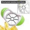 Beylos Easy Grip Apple Corer Slicer-Divider-Cutter-Wedger, Ergonomic Rubber Grip Handle,