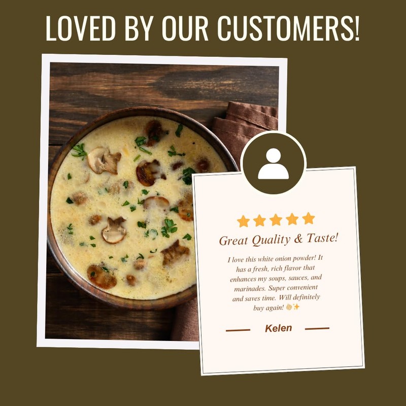 Flavour Drum White Onion Powder, 200 g