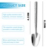 Dessert Spoons Set of 6 Stainless Steel Ice Cream Spoons