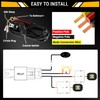 Auxbeam 5Inch LED Pod Lights, 72W Flush Mount Driving Strobe