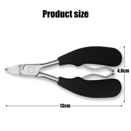 RIBHNXHI Premium Toenail Clippers Heavy Duty Toenail Clippers Sharp Stainless Steel Structure with Easy Grip Handle for Thick Ingrown Toenails Adults Seniors