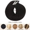 Loxxy Tape in Tuman Tair Extensions Natural Black Color #1B