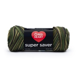 RED Heart Super Saver Yarn, Camouflage Print