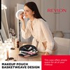 REVLON Basketweave Makeup Pouch - Small Makeup Pouch, Compact Travel
