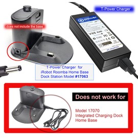 T POWER 22V Charger for IRobot Roomba 400 500 600 660 670 700 760 770 780 790 880, 400, 500, 600, 700, 800 Series Vacuum Cleaner Full Range of Sweeping Machines Ac Dc Adapter Power Supply