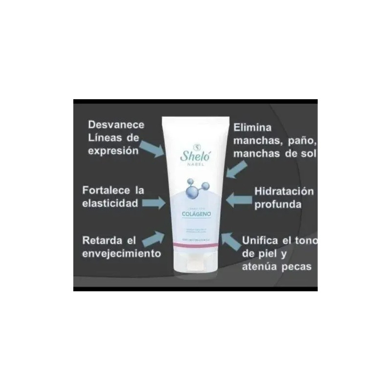 Sheló Nabel Crema Facial Colágeno Luminosidad Elastic