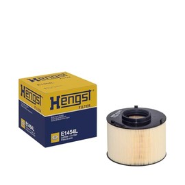 HENGST Air Filter Type E1454L - Air Filter Insert for Cars - Air Filter Car, Car Spare Parts, Car Air Filter, Air Filtration Automotive, Diesel Engine, Petrol Engine
