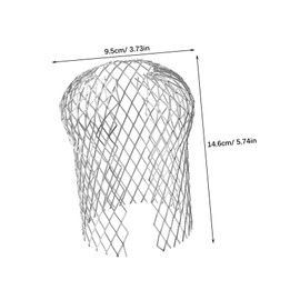 SEWACC 8 Pcs Gutter Guard Mesh Leaf Filters Downspout Strainer Covers for Drainage Systems Multi Functional Protection from Leaves Debris Reusable Easy to Clean for Home Use