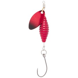 FIELD Hunter Spinner Surely Hit 1.7 inches (43 mm), 0.2 oz (7 g), Red/Red Lemon #24 Lure