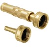 Twinkle Star Solid Brass Heavy Duty Adjustable Twist Hose Nozzle
