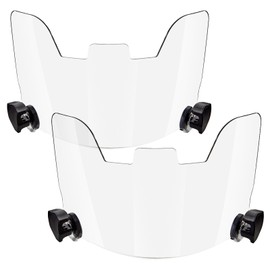 Xuhal 2 Pcs Football Visor for Adult Football Helmet Visor Lacrosse Helmet Eye Shield Eye Protection for Sport Football(Clear)