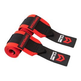 TOPPERGEAR Wrist Wraps Professional, Strong Wrist Stabilization, Supports Heavy Weight Pressing Types, Hard & Standard Deployments (Red, Standard)