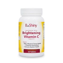 Vitamin C 1000mg Maximum Skin Brightening with Rose HIPS and Bioflavonoids Immune Support Supplement, Antioxidant Tablets Healthy Aging, Builds Energy and Overall Well-Being