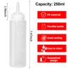 Abnaok 8oz Food Grade Plastic Squeeze Condiment Bottles with Cap