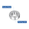 sourcing map 8Pcs MR126ZZ Small Bearing, 6mm ID 12mm OD