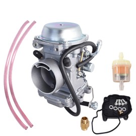 waltyotur Carburetor Carb Replacement for Suzuki Quadrunner 500 LTF500F 4x4 1998 1999 2000 2001 2002 w/Fuel Filter