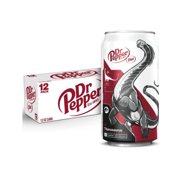 Dr Pepper Diet Dr Pepper Soda - 12pk/12 fl oz