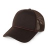 Classic Foam Trucker Hat Summer Mesh Rope Cap Solid Two