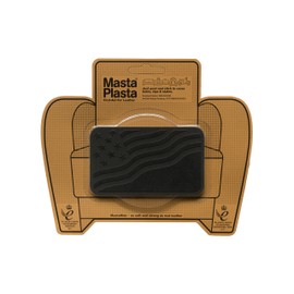 MastaPlasta Self-Adhesive Premium Leather Repair Patch, Flag, Suede Black - 4 x 2.4 Inch - First-aid for Sofas, car Seats & More