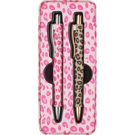 Faber-Castell 241147 Poly Ball Leo Sugarspots Ballpoint Pen with Interchangeable XB Refill, Gift Set in Metal Case