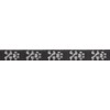 LupinePet Originals 1/2" Bling Bonz 8-12" Adjustable Collar for Small