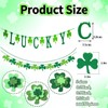82 Stück St. Patricks Day Dekoration Set Grün Kleeblätter Banner