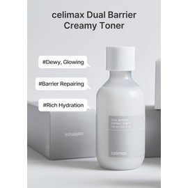 Celimax Dual Barrier Creamy Toner |Ceramide Peptide Oil & Alcohol Free Facial Astringent Long-lasting Moisturizing Soothing Non-irritating 150ml 5.07 Fl Oz / 셀리맥스 듀얼 배리어 크리미 토너 | 세라마이드 펩타이드 오일 & 알코올 프리 페이셜 떫은맛 오래 지속되는 보습 진정 무자극 150ml 5.07 Fl Oz