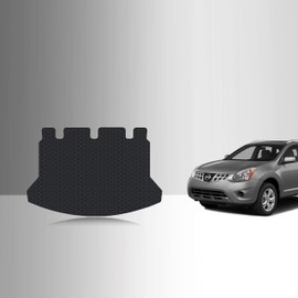 TOUGHPRO Cargo/Trunk Mats Accessories for Nissan Rogue All Weather Heavy Duty (Made in USA) Black Rubber 2008 2009 2010 2011 2012 2013
