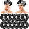 12 Pieces Deep Conditioning Caps Aluminum Foil Reusable Hair Processing