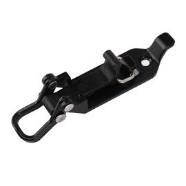 Lockable Shovel Mount for Roof Rack, Heavy Duty Clamp, Adjustable Black, Aluminum Alloy Rubber Material, with Foldable Design, Installation Kit for Truck Boats