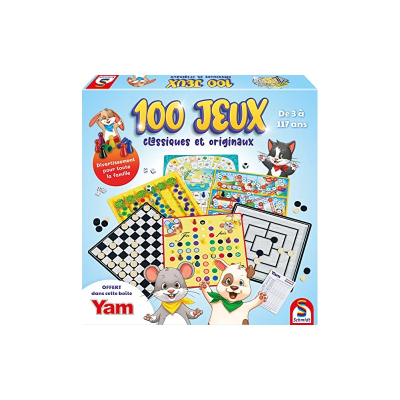 Schmidt Spiele 88438 100 Classic and Original Games from 3