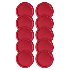 Replacement Lid for Pyrex 6" Storage Plastic Cover 4 Cup Bowl Dish 7201-PC Red (10-Pack)