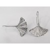 Sovats Ginkgo Leaf Earring For Women 925 Sterling Silver Rhodium