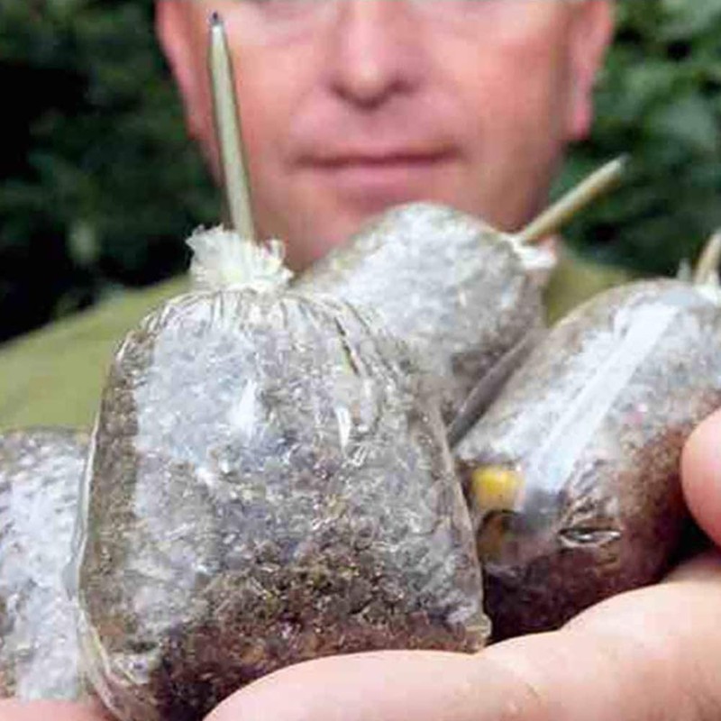 POFET PVA Carp Fishing Bags Quick Water Soluble Baits Bag