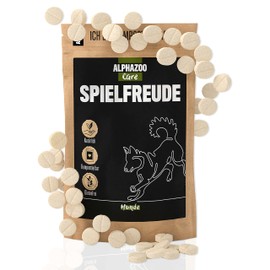 alphazoo Spielfreude Joint Tablets for Dogs Pack of 120 I Omega-3 Joint Agent I Natural Joint Protection with Green-Lipped Mussel Powder & Devil's Claw