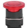 25Pcs Button Switch Mushroom Head Self Locking Push Switches with