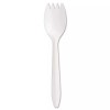 Boardwalk White Mediumweight Disposable Polypropylene Sporks (1000-Carton)
