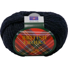 Puppy British Eroica Wool Yarn, Extra Thick Col.102 Blue, 1.8 oz (50 g), Approx. 28.7 ft (83 m) 10000032