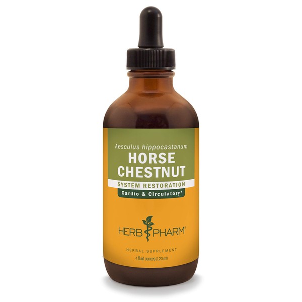 Herb Pharm Horse Chestnut Liquid Extract for Healthy Veins and Circulation - 4 Ounce
