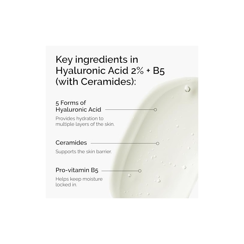 The Ordinary Hyaluronic Acid 2% + B5 (with Ceramides), Multi-Depth