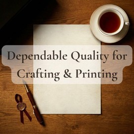 Verus Certificate Paper, Cream Decorative Effect, Similar to Parchment Paper for Printing & Writing - 100 Sheets, A4, Double Sided, Printer Friendly, 100 GSM - Astra Print