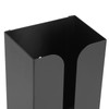 HAOHIZE Tissue Box Holder, Black Aluminum Tissue Dispenser Wall Mounted
