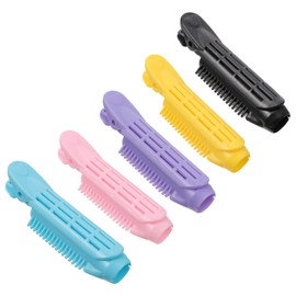 Healvian 5pcs Hair Curlers Lightweight Rollers for Curls Fashion Hair Clips for Home and Travel Use