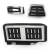 Foot Pedal Set Accelerator Brake Footrest Pads Anti Skid Rubber