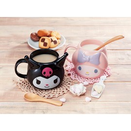 Skater CHMGD4-A Ceramic Mug, 13.8 fl oz (390 ml), Die Cut, Chromi, Sanrio