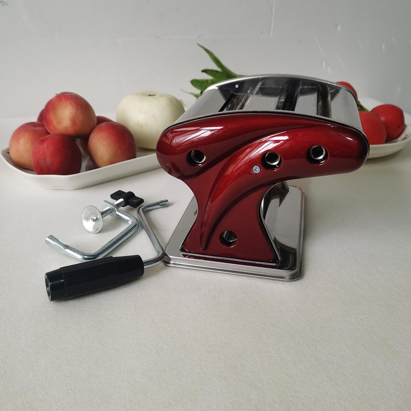 Stainless Steel Manual Noodle Maker with 2mm & 4mm Cutting