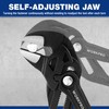 WORKPRO Pliers Wrench Set, 7 & 10-Inch CR-V Construction Wrench