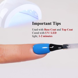 Gel Polish, 0.5 Fl Oz Royal Blue Nail Gel Polish Spring Summer Art Starter Manicure Salon DIY Soak off UV LED Design