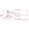 5 pack Hold Down Toggle Clamps Latch Antislip Red 201B