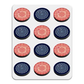 magnetizate Kit De 12 Imanes Grandes Para Biomagnetismo Con Diseño